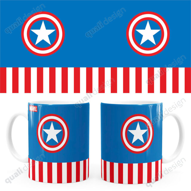 Arte Para Caneca Capitão América V02