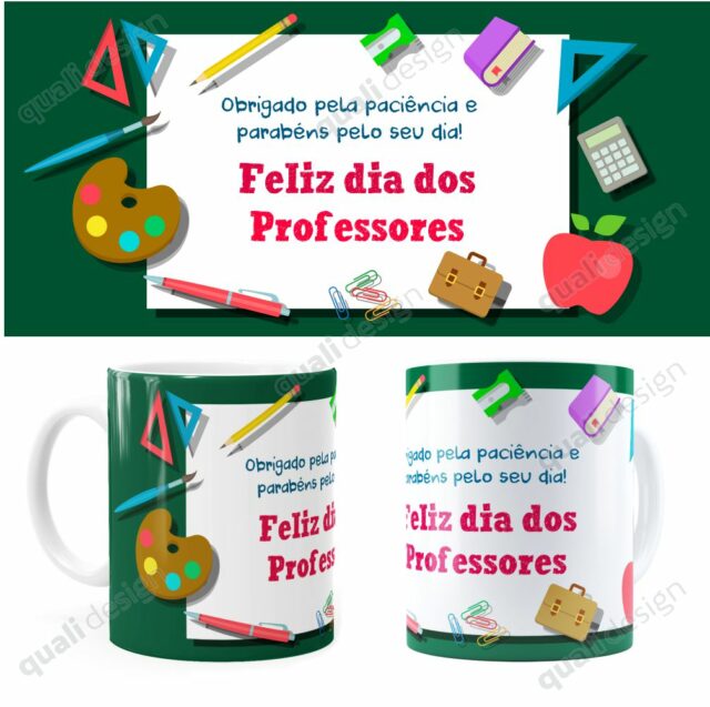 Arte Para Caneca Dia Dos Professores Obrigado Pela Paciência