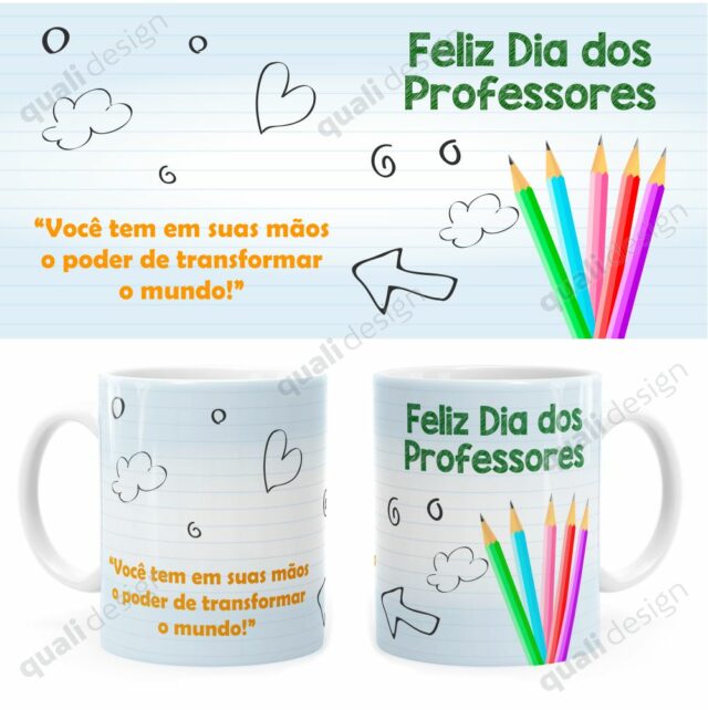 Arte Para Caneca Dia Dos Professores Poder De Transformar