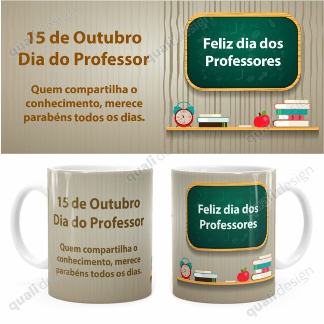 Arte Para Caneca Dia Dos Professores Quem Compartilha