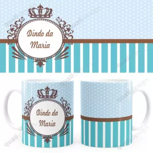 Arte Para Caneca Dindo Coroa 01