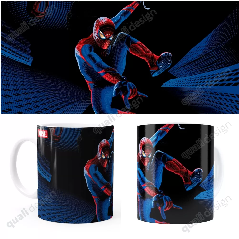 Arte Para Caneca O Espetacular Homem-aranha