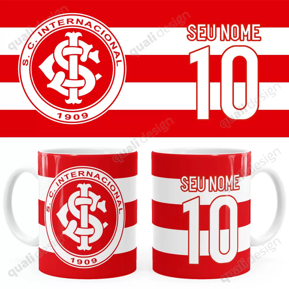 Arte Para Caneca Personalizada Do Internacional V01