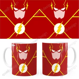 Arte Para Caneca The Flash Minimalista