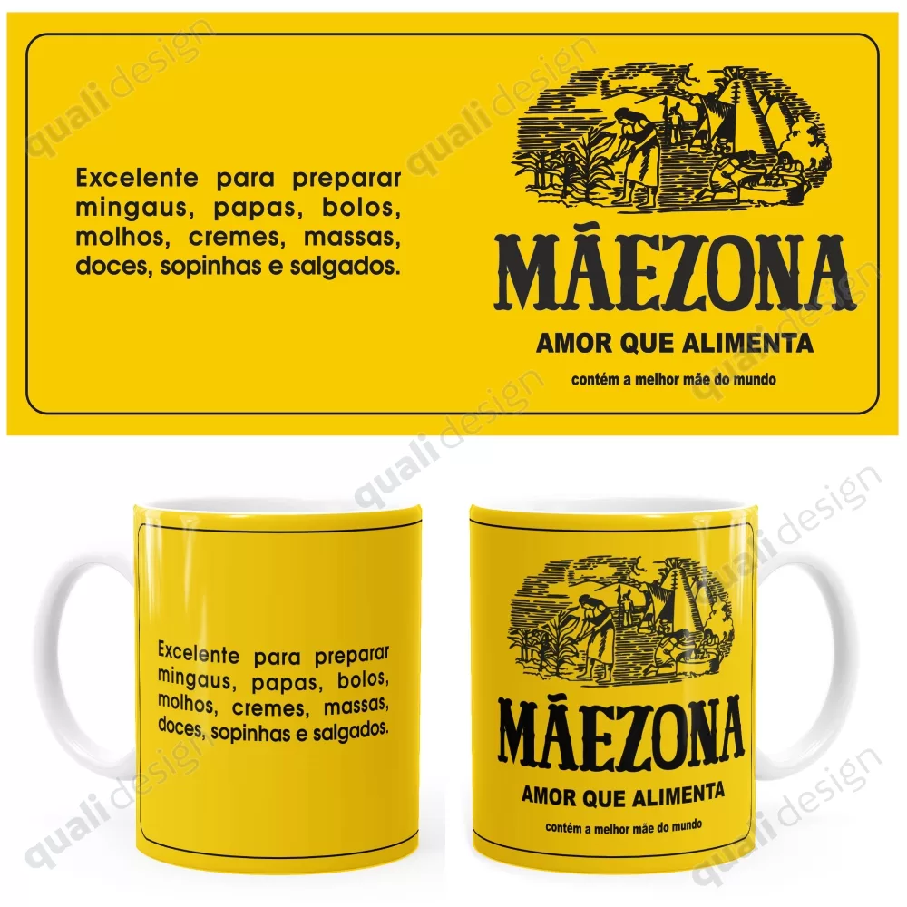 Arte Para Caneca Maezona Dia Das Mães