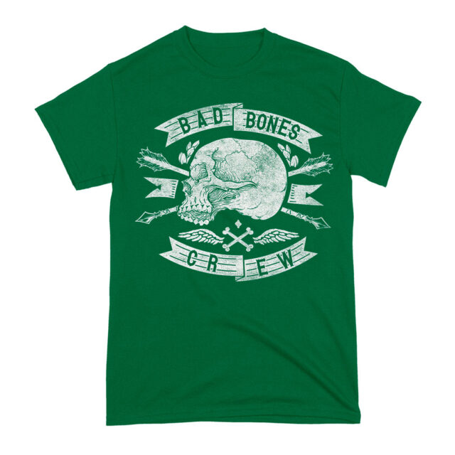 Arte Camiseta Bad Bones Crew Skull