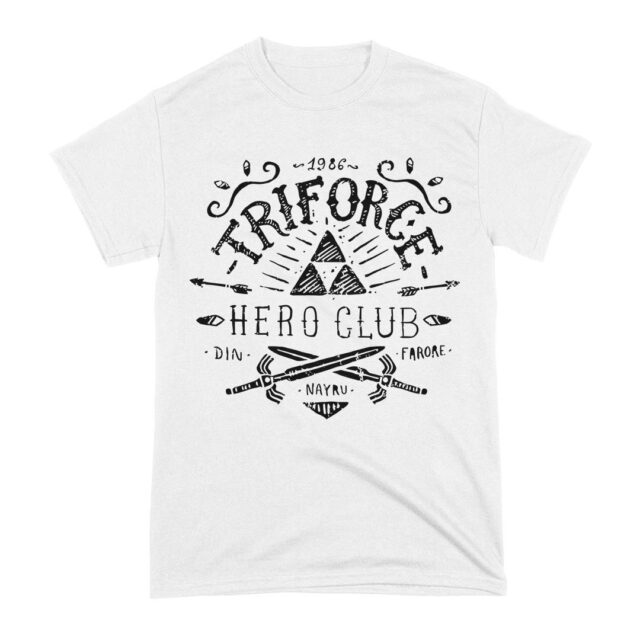 Arte Camiseta Zelda Tri Force