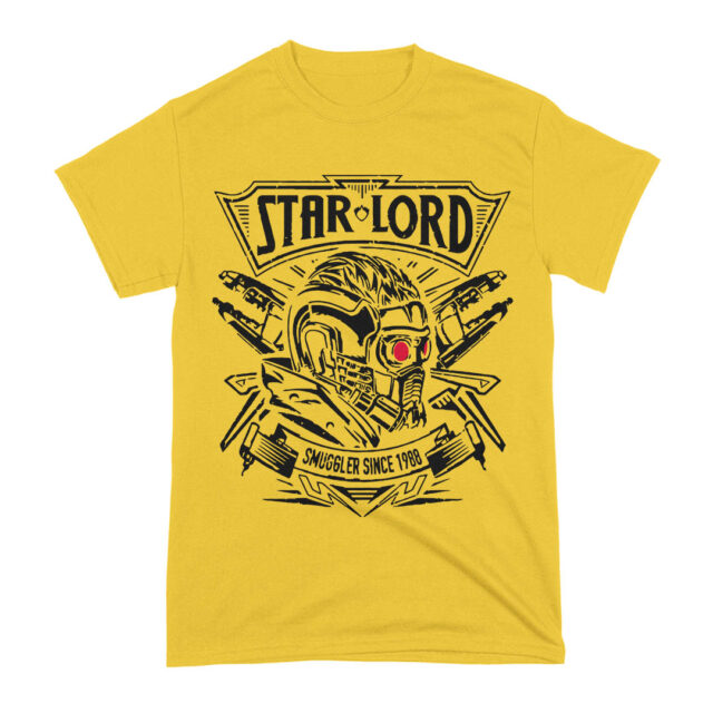 Arte Camiseta Guardiões Da Galáxia Star Lord V01