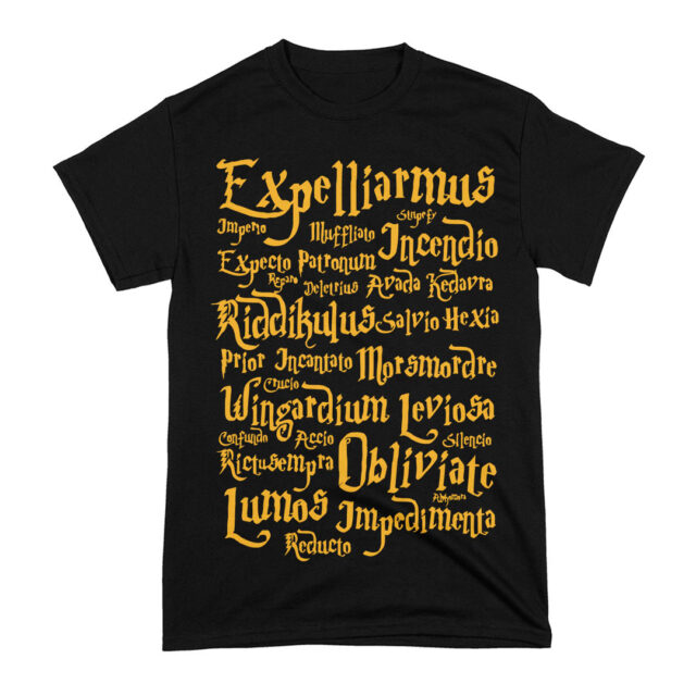 Arte Camiseta Harry Potter Feitiços | QualiDesign