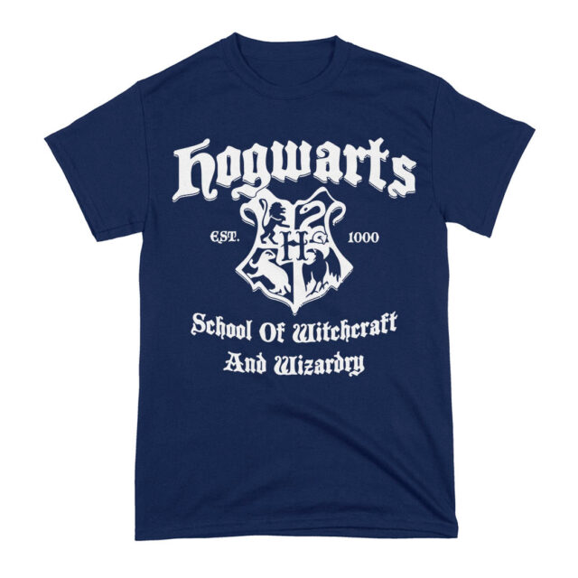 Arte Camiseta Harry Potter Hogwarts Off-white