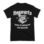 Arte Camiseta Harry Potter Hogwarts Off-white