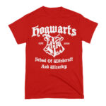 Arte Camiseta Harry Potter Hogwarts Off-white