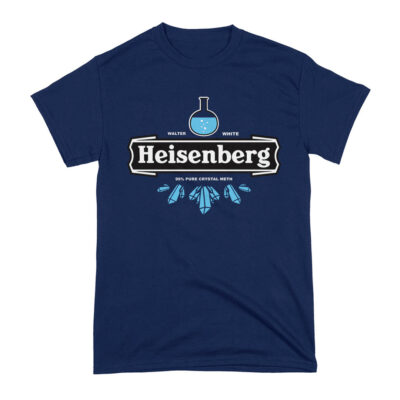 Arte Camiseta Heisenberg Crystal Puro