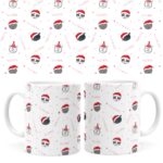 Arte Caneca De Natal 04 Digital Png