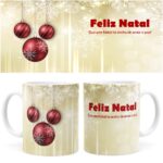 Arte Caneca De Natal 12 Digital Png