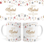 Arte Caneca Natal 43 Digital Png