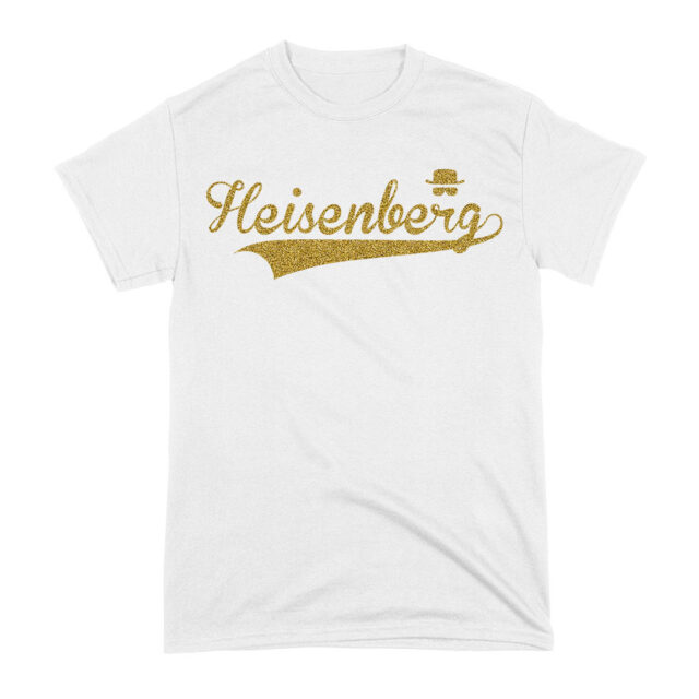 Arte Camiseta Breaking Bad Heisenberg Glitter