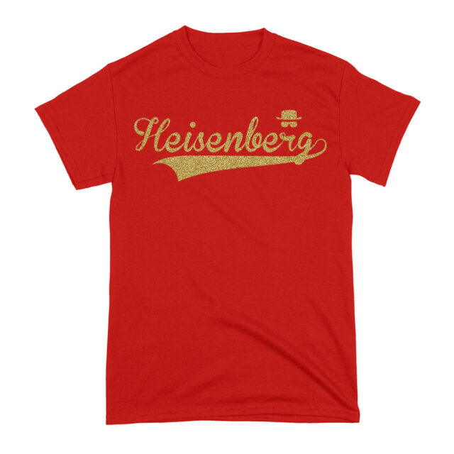 Arte Camiseta Breaking Bad Heisenberg Glitter