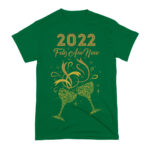 Arte Camiseta Feliz Ano Novo 2022 Brinde