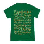 Arte Camiseta Harry Potter Feitiços Glitter
