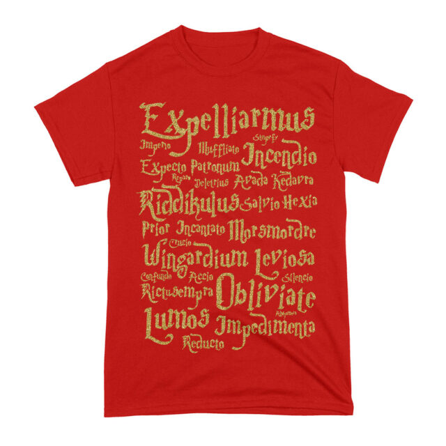 Camiseta Harry Potter Feitiços - Forja de Camisetas