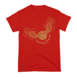Arte Camiseta Harry Potter Golden Snitch Glitter