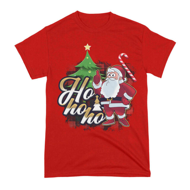 Arte Camiseta Natal Papai Noel Ho Ho Ho Png