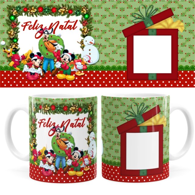 Arte Caneca De Natal 02 Digital Png