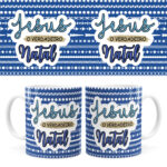 Arte Caneca Natal 79 Digital Png