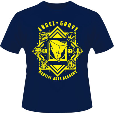 Arte Para Camiseta Angel Grove Martial Arts