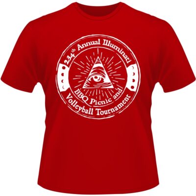 Arte Para Camiseta Annual Illuminati And Volleyball