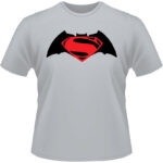 Arte Para Camiseta Batman Vs Superman Logo V01