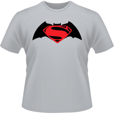 Arte Para Camiseta Batman Vs Superman Logo V01