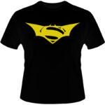 Arte Para Camiseta Batman Vs Superman Logo V01