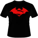 Arte Para Camiseta Batman Vs Superman Logo V03