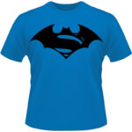Arte Para Camiseta Batman Vs Superman Logo V04
