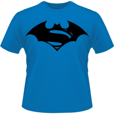 Arte Para Camiseta Batman Vs Superman Logo V04