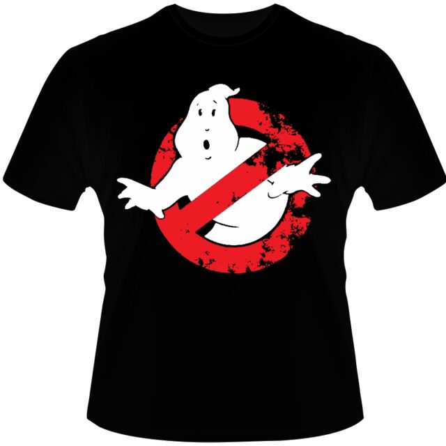 Arte Para Camiseta Caça Fantasma Grunge