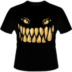 Arte Para Camiseta Dentes De Monstro