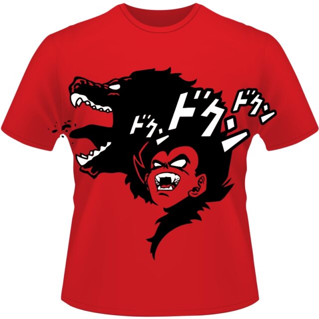 Arte Para Camiseta Dragon Ball Vegeta Oozaru