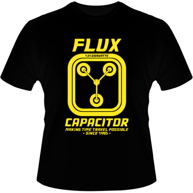 Arte Para Camiseta Flux Capacitor