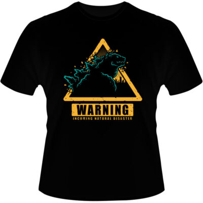 Arte Para Camiseta Godzilla Warning