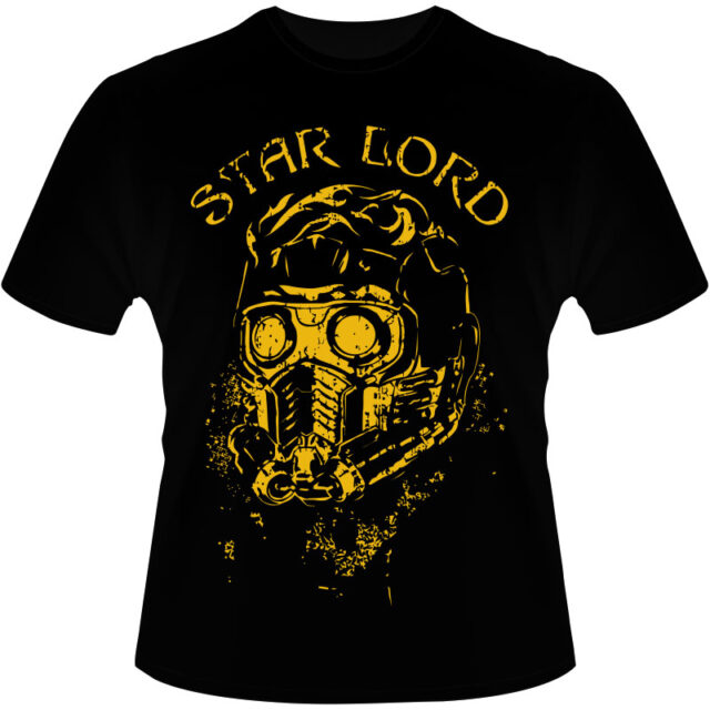 Arte Para Camiseta Guardiões Da Galáxia Star Lord V02