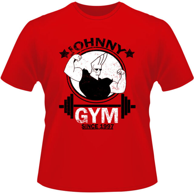 Arte Para Camiseta Johnny Bravo Gym