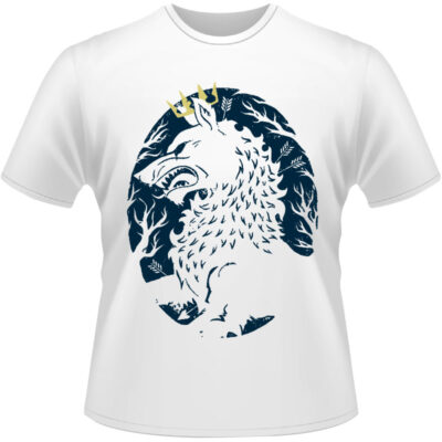 Arte Para Camiseta King Wolf
