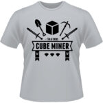 Arte Para Camiseta Minecraft Cube Miner