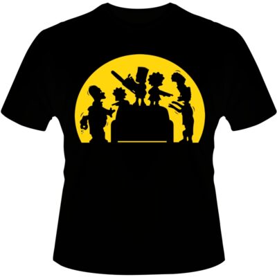 Arte Para Camiseta Os Simpsons Zombie