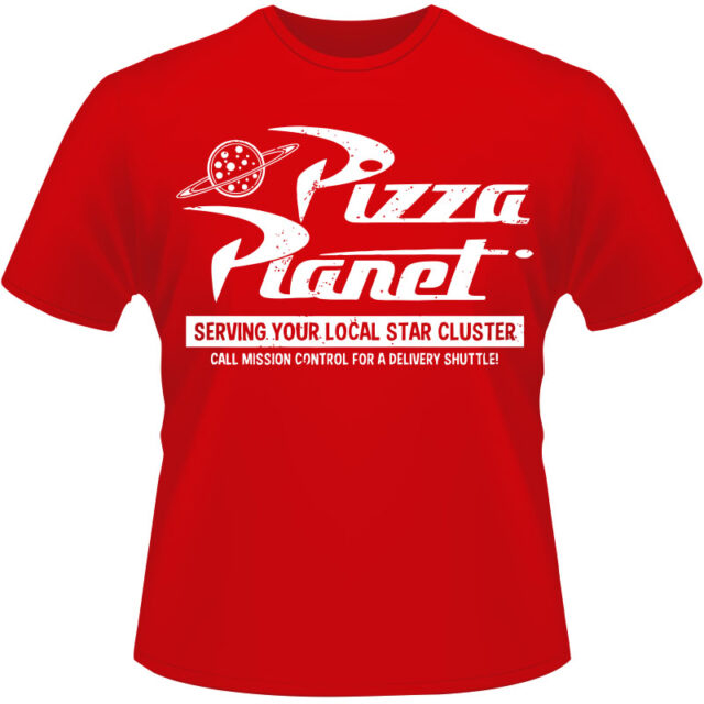 Arte Para Camiseta Pizza Planet