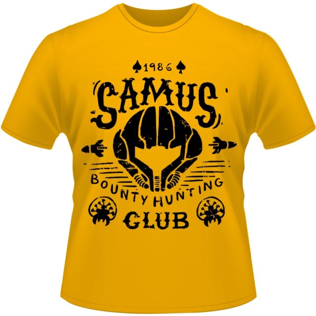 Arte Para Camiseta Samus Aran Club