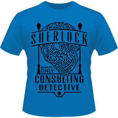 Arte Para Camiseta Sherlock Holmes